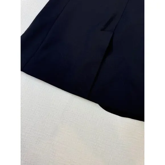 Tibi Tropical Wool Marlon Blazer Navy Cutout Sleeve Tailored Women's 6 NWT - Picture 14 of 16